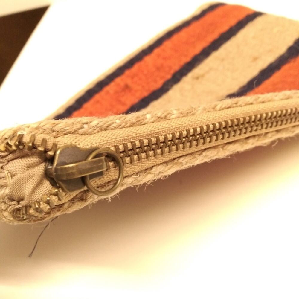 J. Jill Woven Stiped Handbag Purse Clutch - Picture 5 of 9